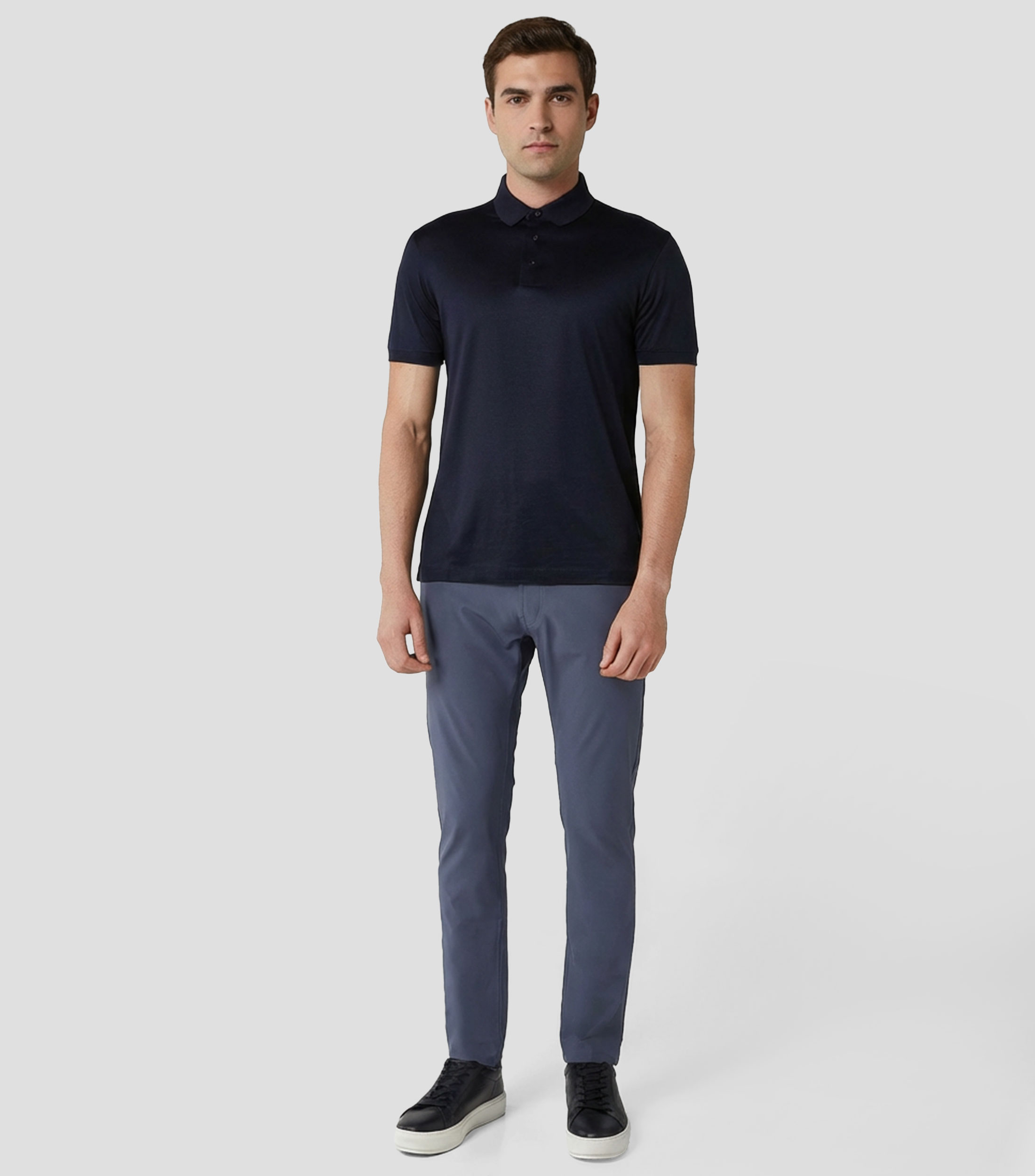 Playera tipo polo con manga corta Hombre